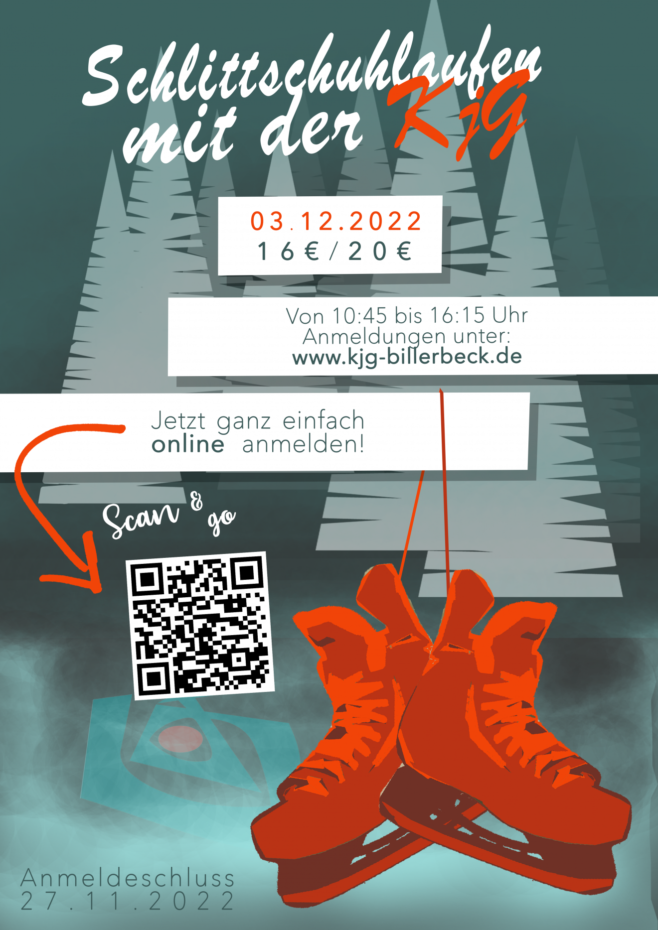 Schlittschuhlaufen 2022 KjG Billerbeck